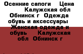 Осенние сапоги  › Цена ­ 2 000 - Калужская обл., Обнинск г. Одежда, обувь и аксессуары » Женская одежда и обувь   . Калужская обл.,Обнинск г.